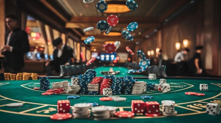 Speed Baccarat live dealer studio interface on rupiahslot